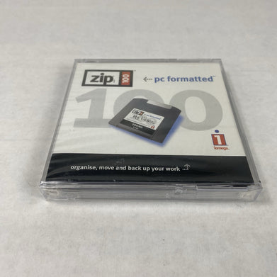 Iomega ZIP 100 pc100mb PC Formatted Data Cartridge (Lot of 6)