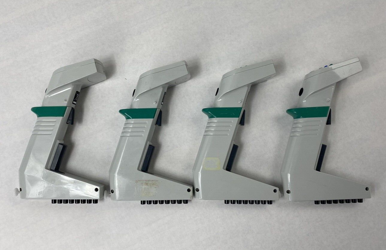 Lot of 4 Thermo Scientific Matrix 1250 uL 8-Channel Electronic Pipette