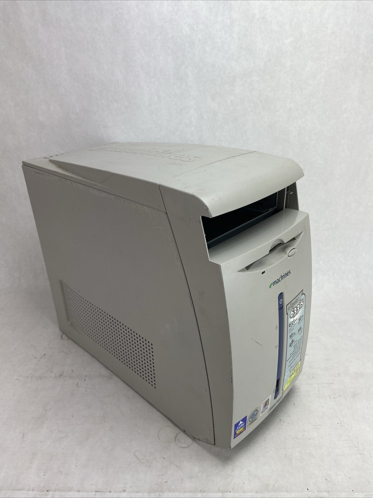 eMachines eTower 633is MT Intel Celeron 633HMz 512MB RAM No HDD No OS