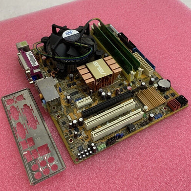 ASUS PSKPL-CM Motherboard Intel Pentium Dual-Core E5300 2.6GHz 2GB RAM w/Shield