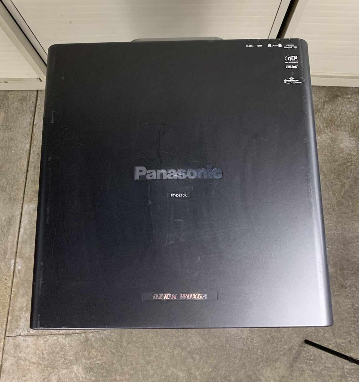Panasonic PT-DZ10KU WUXGA DLP Lamp Projector 172 H - Tested No Lens No Remote10