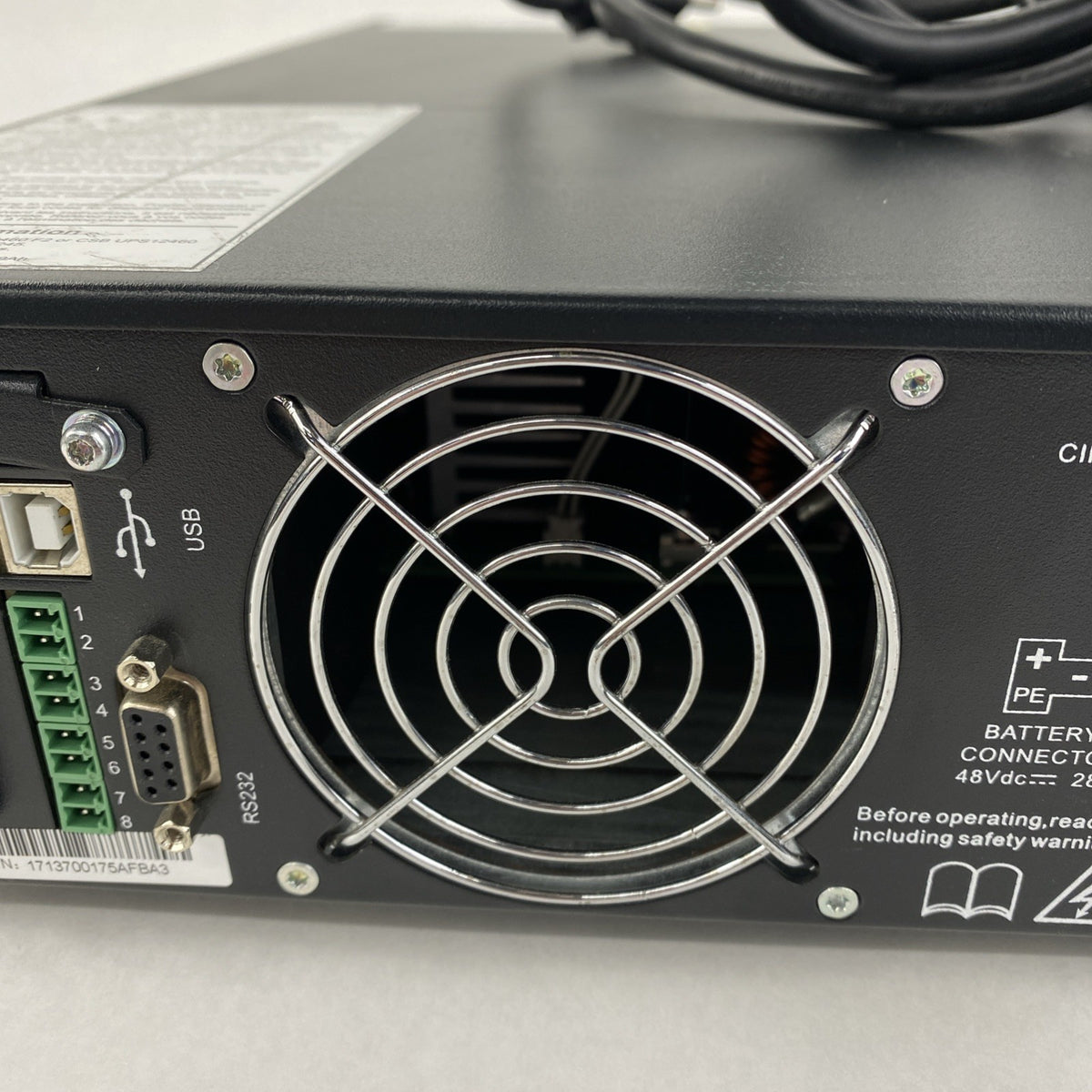 Vertiv Liebert GXT4-1500RT120 Battery Backups Tested - No Batteries Ears READ8