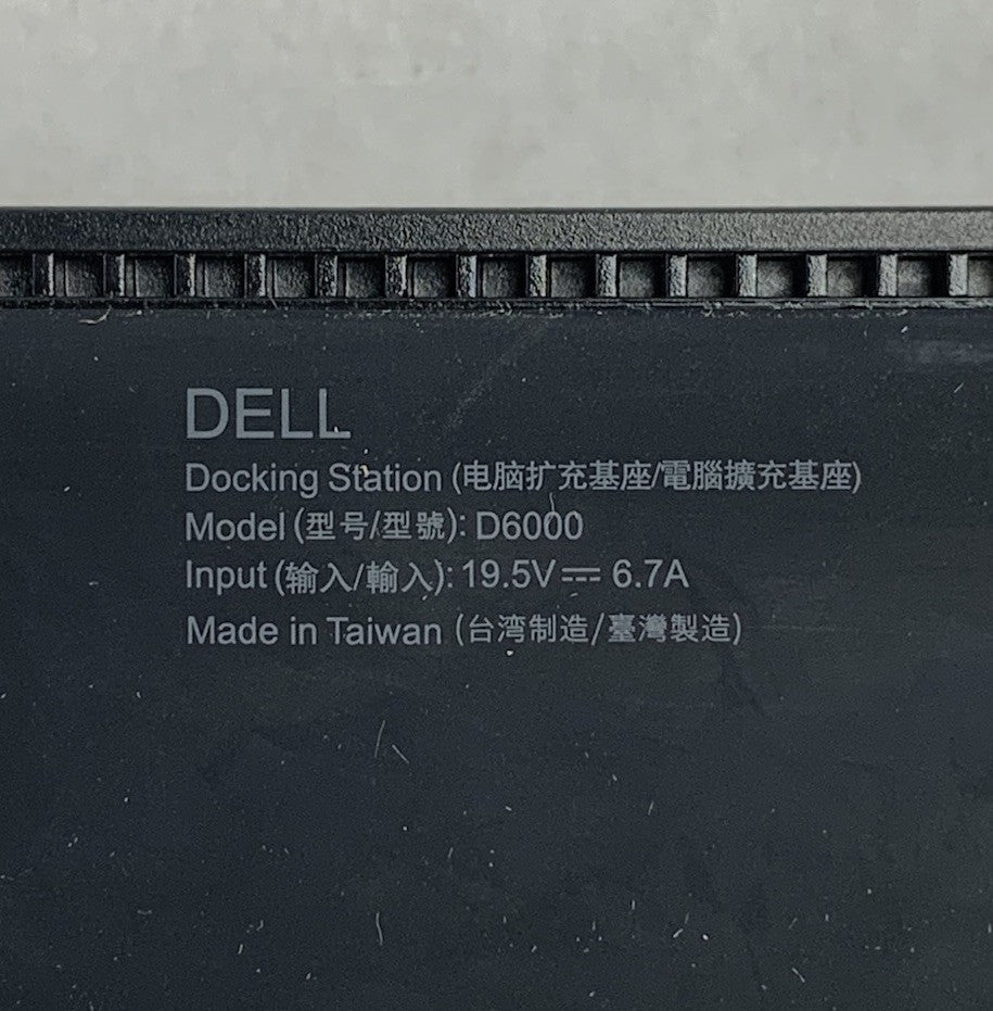 Dell D6000 19.5V 6.7A USB-C / USB-A  Docking Station7