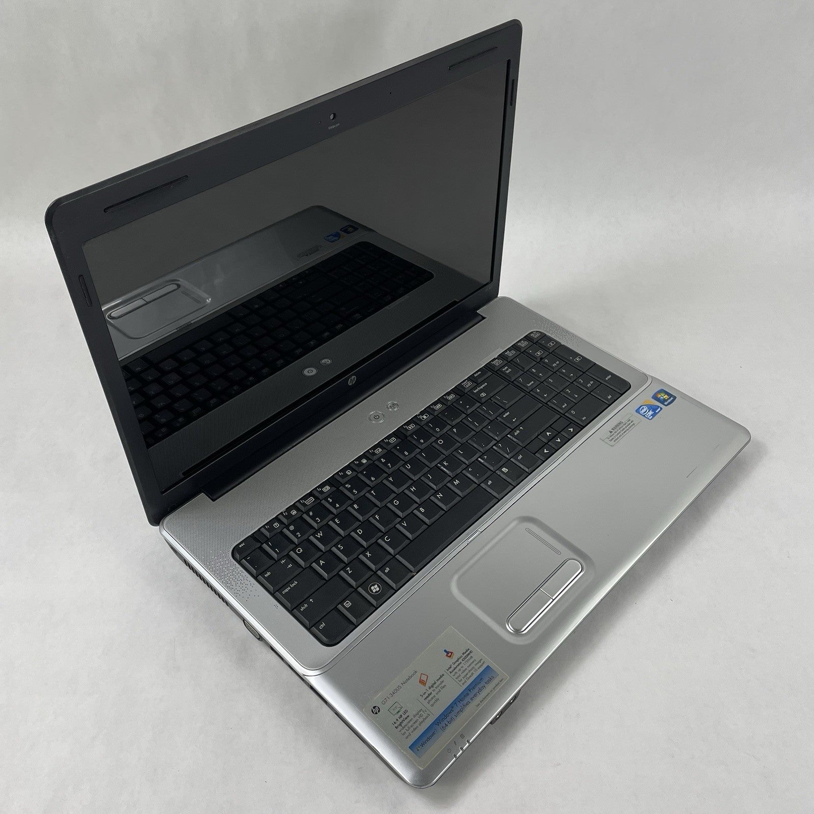 HP G71 NoteBook 16.9" Core 2 Duo t6600 2.20 GHz 4 GB RAM No SSD/OS/AC/Battery0