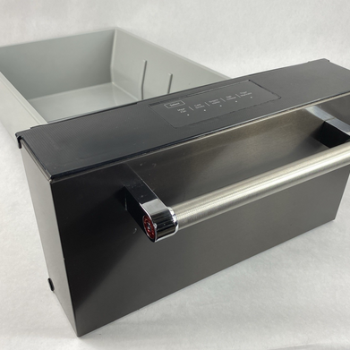 KitchenAid KRMF706EBS01 Left Side Drawer Door Assembly W10815668