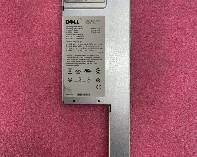 DELL POWEREDGE FX2 E14M E14M001 10GBE STOMP CHASSIS I/O MODULE GRXG0