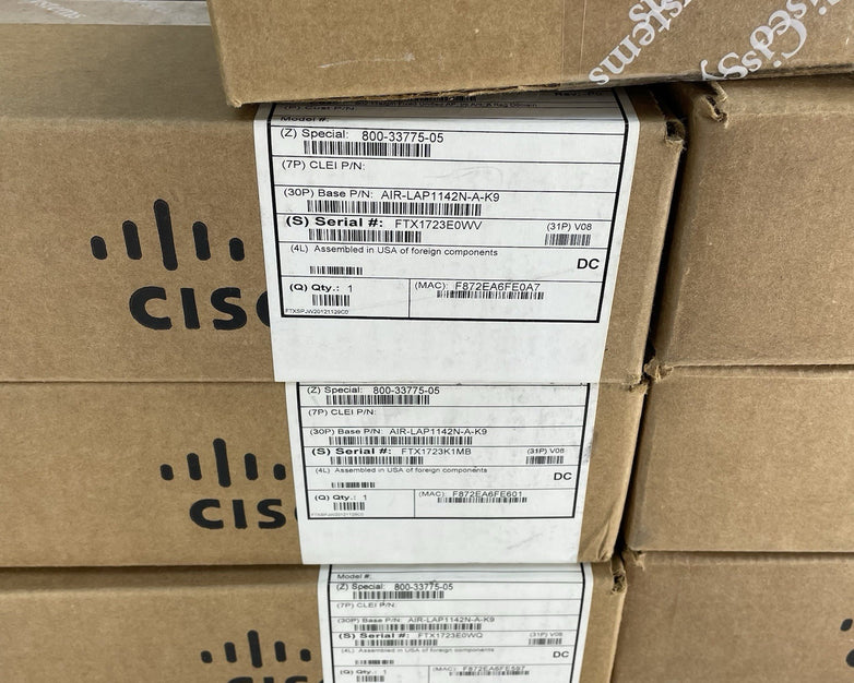 Cisco Aironet 802.11n AIR-LAP1142N-A-K9 Wireless Access Point Lot of 7