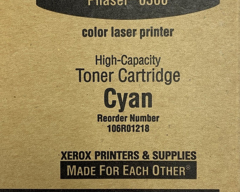Xerox Phaser 6360 High-Capacity Cyan Toner Cartridge (Lot of 3)