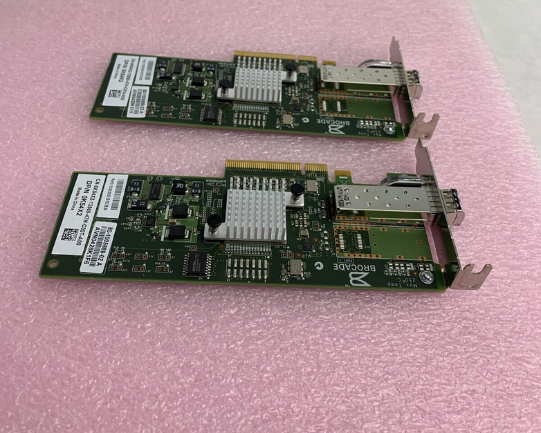 Lot of 2 Dell K54X2 Brocade SP 8GB FC HBA PCI-e Low Profile Fiber Channel Adapte