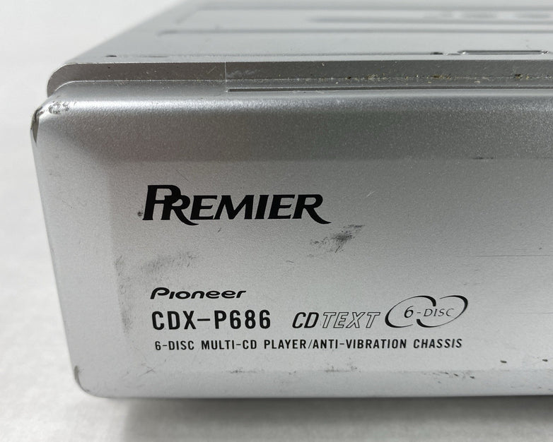 Pioneer Premier CDX-P686 6-Disc CD Changer Untested