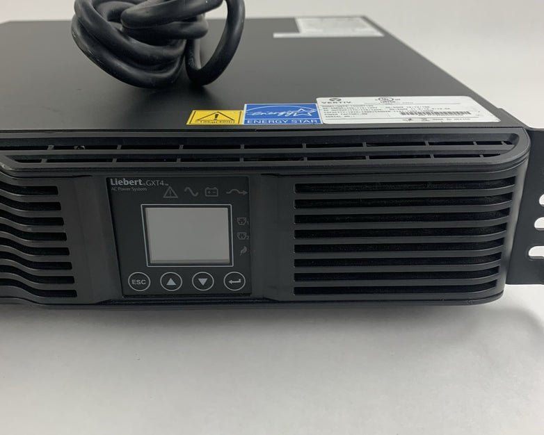 Liebert Vertiv GXT4-1500RT120 GXT4 1500VA Tested No Battery w/ IS-UNITY-DP