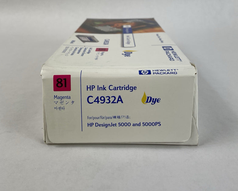 HP 81 Magenta Ink Cartridge C4932A 680ml for DesignJet 5000 5500 03MAY02