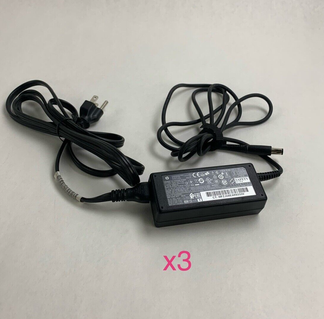 Lot of 3  HP TPC-DA58 AC Power Adapter 19.5v 3.3a 65w