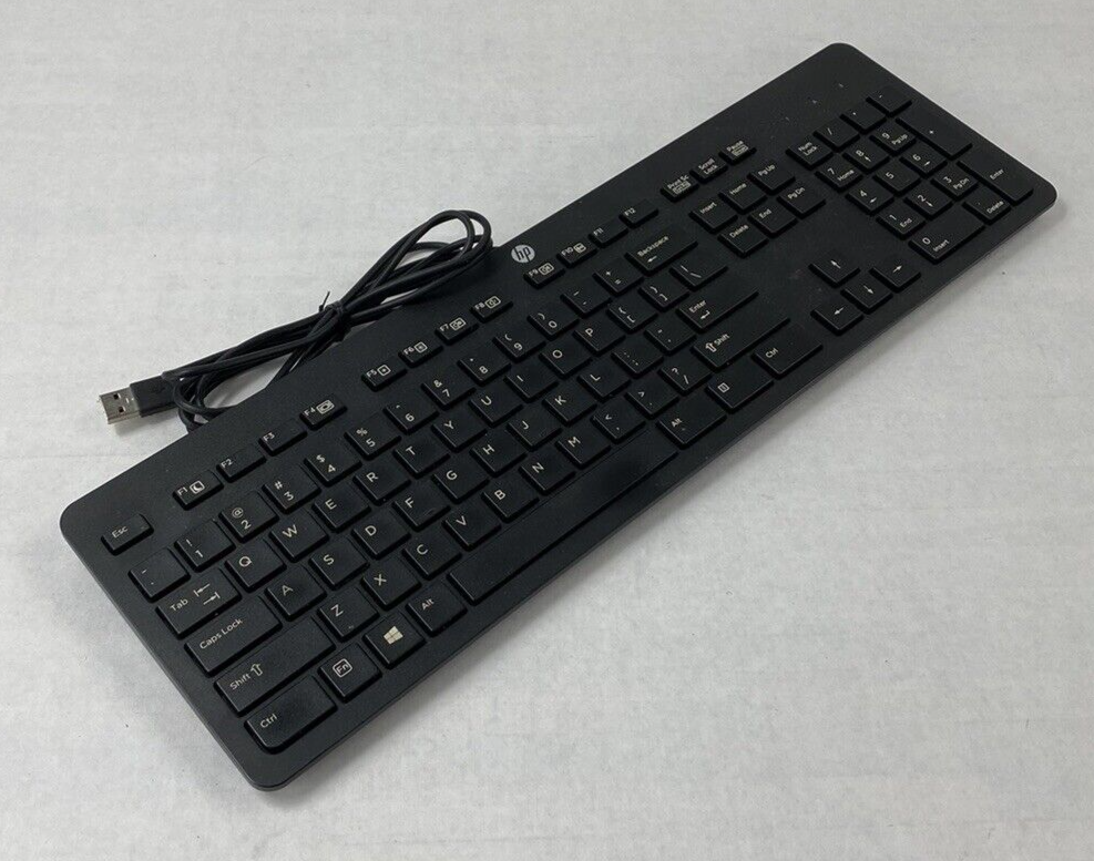 Lot of 3 HP PH0U USB Slim Keyboard Tested