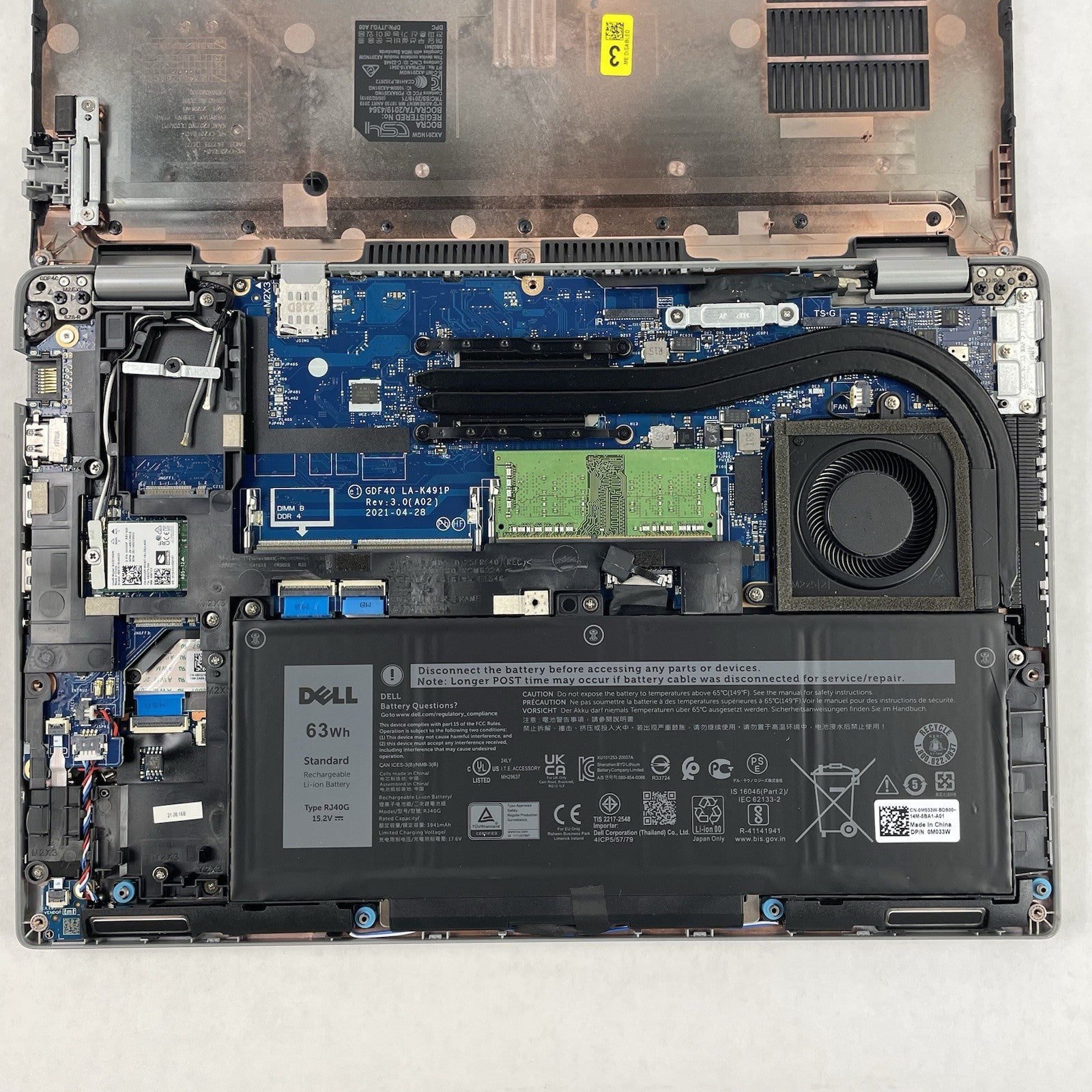 Dell Latitude 5420 14" i5-1145G7 2.60 GHz 8 GB RAM No SSD/OS/AC - Edge18