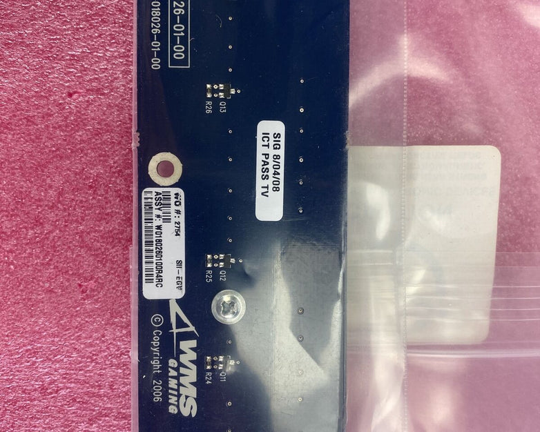 WMS 6779-018026-01-00 BB1 20 Line 5 Digit 7 sec Display Board R04SGMA