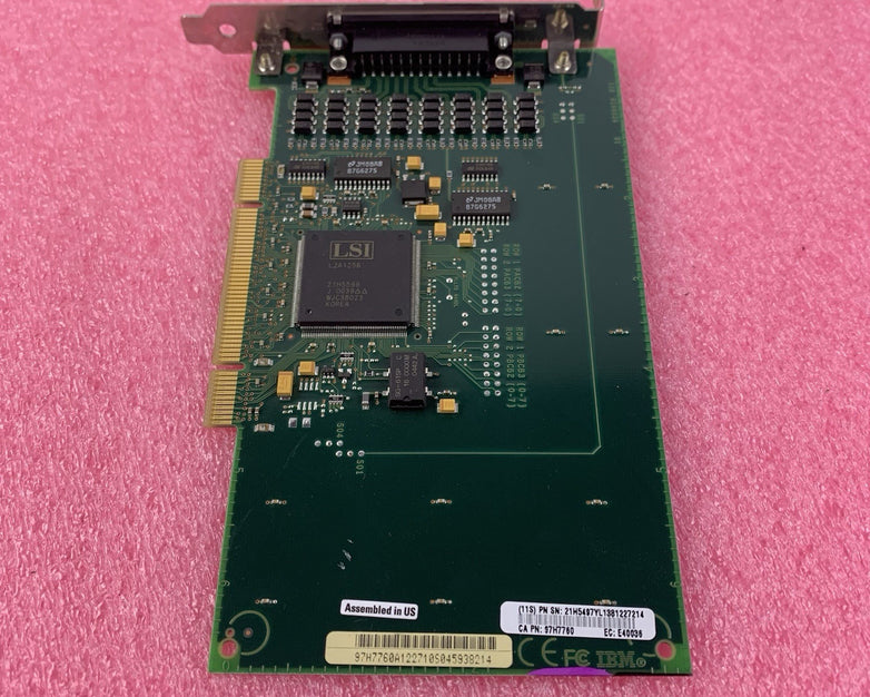 IBM 97H7760PCI Twinaxial Workstation IOA Card - Untested