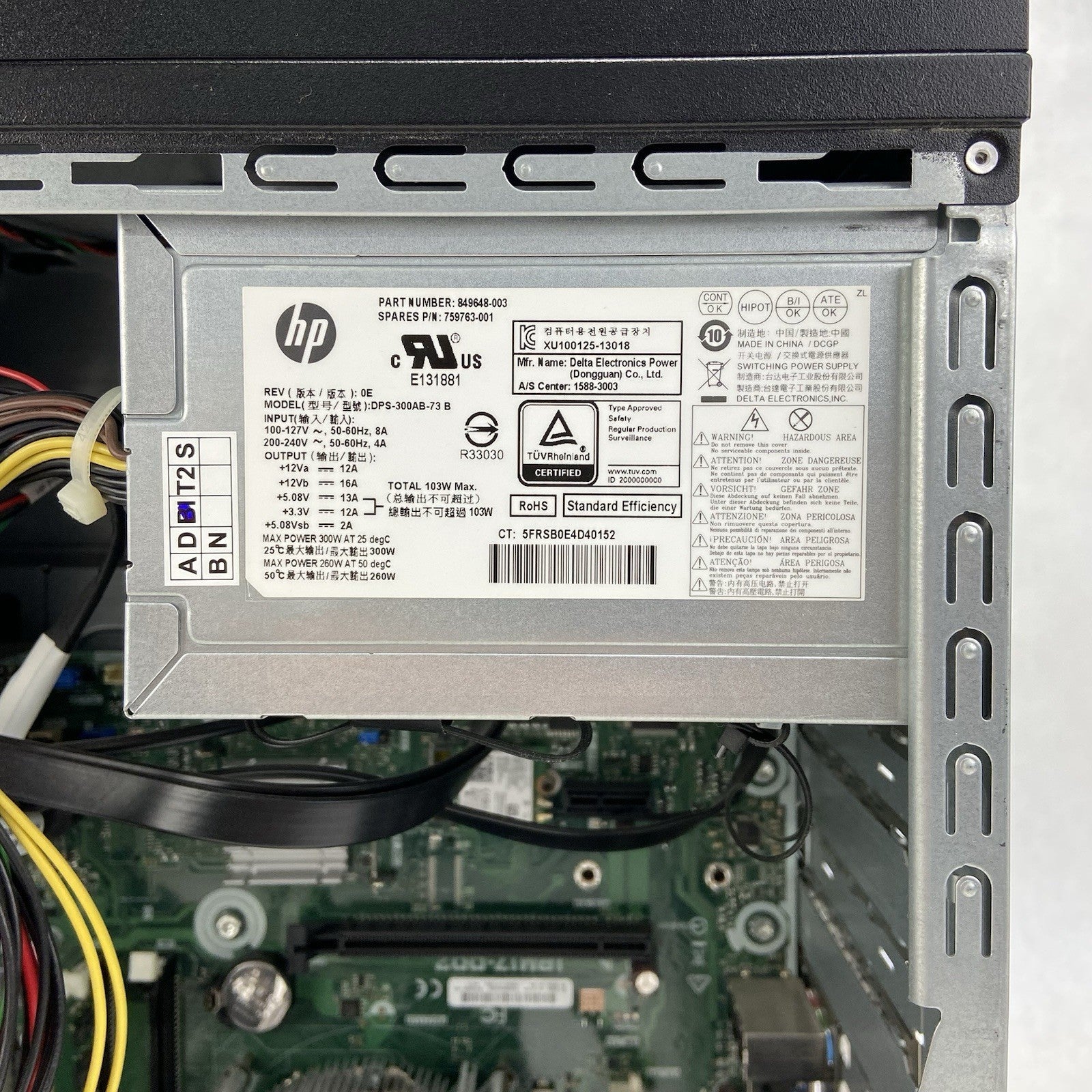 HP Envy 750-414 MT Intel Core i5-6400 2.7GHz 8GB RAM No HDD No OS10