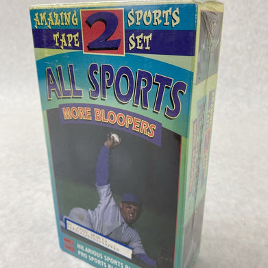 Simitar 2403 Hilarious Pro All Sports Bloopers VHS 2 Tape Set SEALED