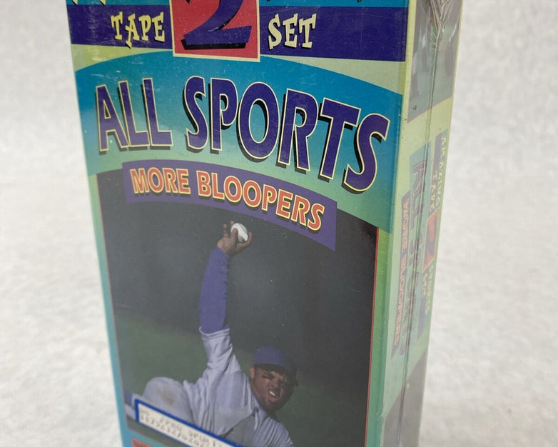 Simitar 2403 Hilarious Pro All Sports Bloopers VHS 2 Tape Set SEALED