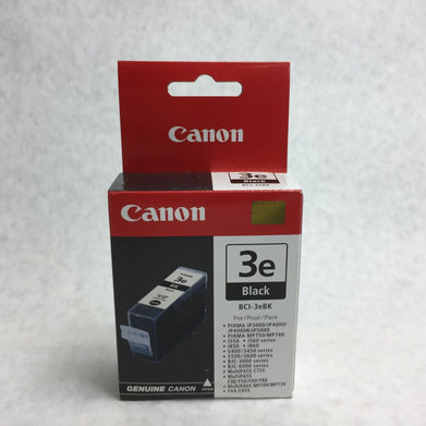 Genuine Canon Black 3e BCI-3eBK Ink Cartridge