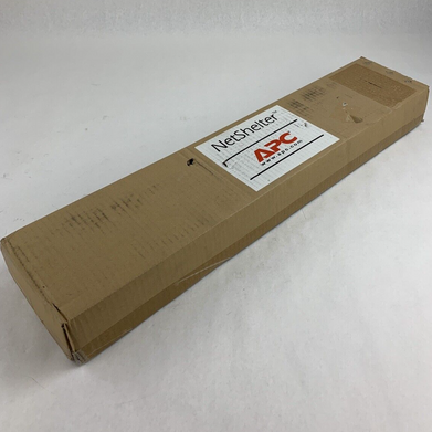 APC AR8443A Rack Cable Management Panel Black 0U New Box Opened
