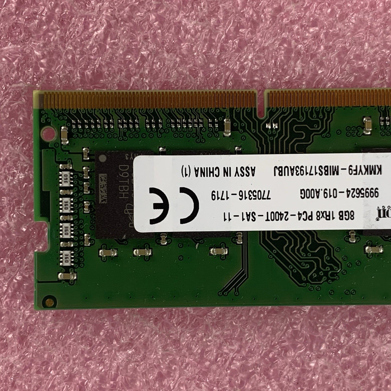 Kingston 9995624-019.A00G 8 GB PC4-2400T SODIMM Laptop Memory Ram3