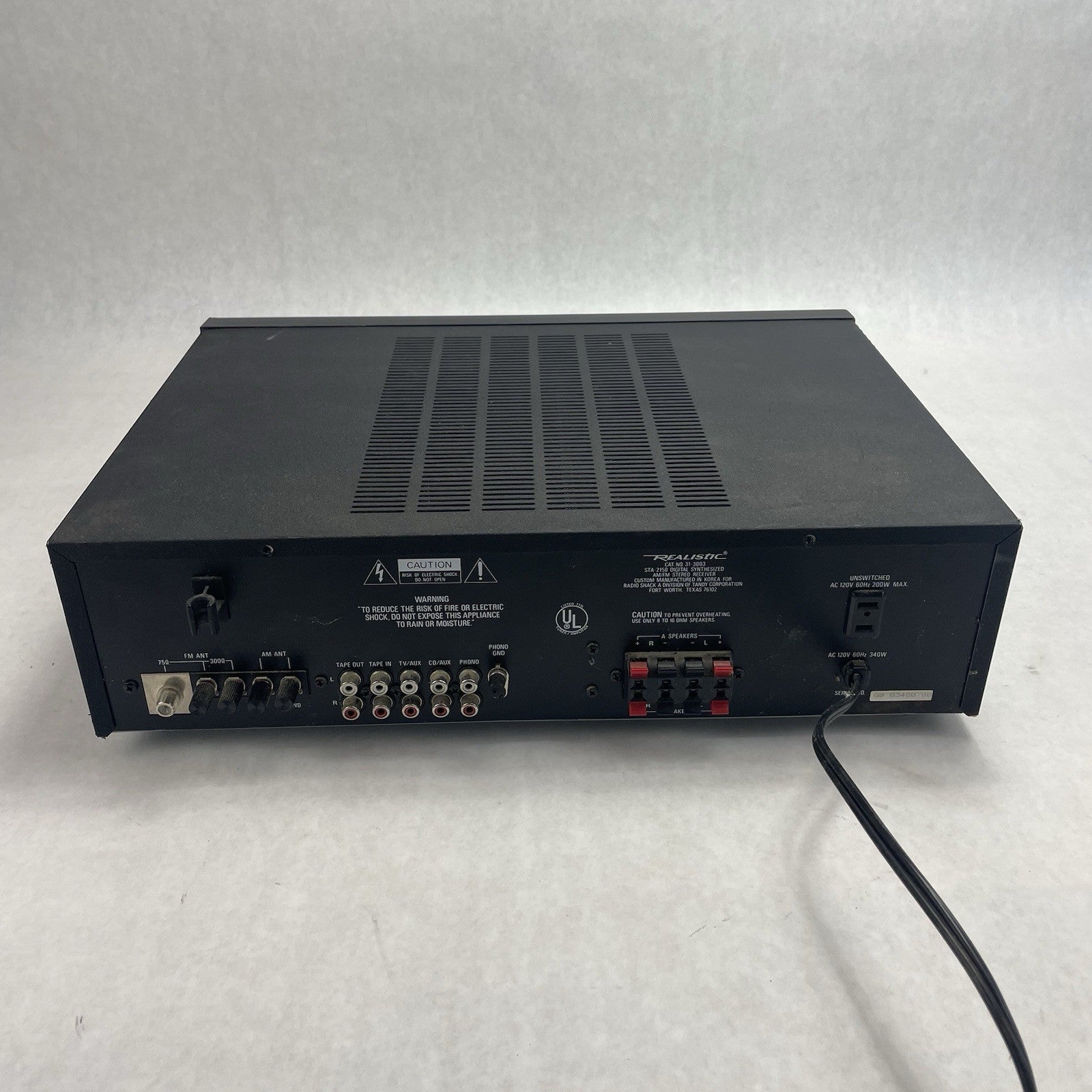 Realistic STA-2150 Receiver  Tested6