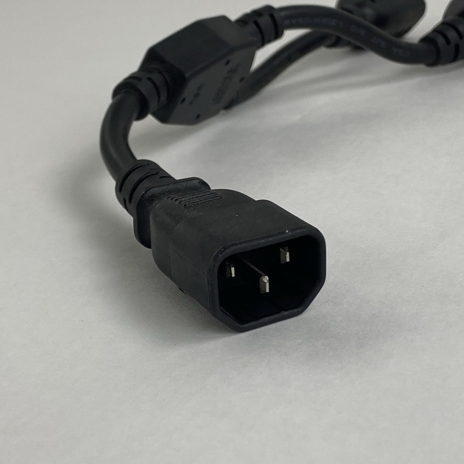 Power Cable Y w/ 3 Pin male to 2 3 Prong Female Lot of 22
