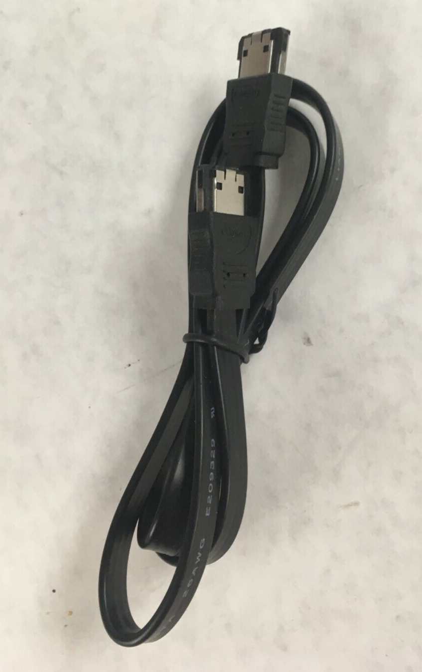 Crimping 2 FT eSATA External Serial ATA Data Hard Drive Cable Black Lot of 42