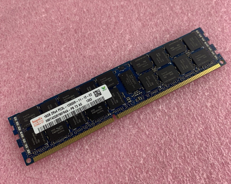SK Hynix 16 GB HMT42GR7MFR4A-PB PC3L-12800R DDR3-1600 ECC RDIMM Ram Lot of 2x