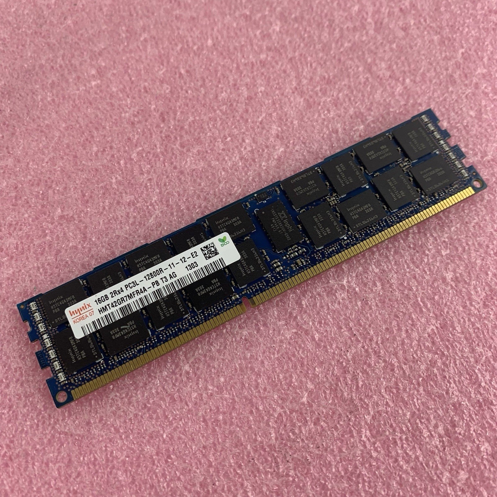 SK Hynix 16 GB HMT42GR7MFR4A-PB PC3L-12800R DDR3-1600 ECC RDIMM Ram Lot of 2x0