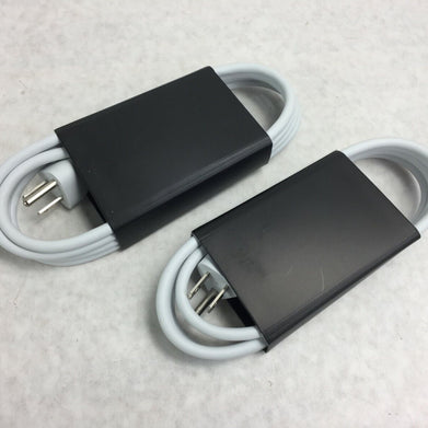 Lot of 2  OEM Apple (Longwell)  E344535  LS-7A  2.5A 125V  6Ft  AC Power Cord