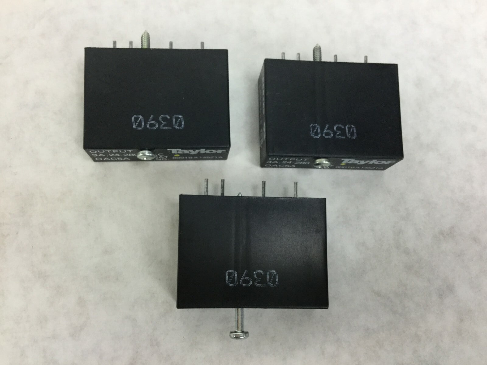 Taylor  6001BA14521A E58169  LR35852  Lot of 3