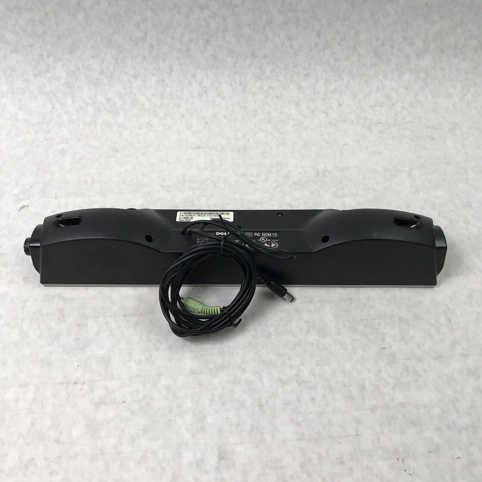 (Lot of 2) Dell UH837 Monitor Clip-On Speaker/Sound Bar Standard Audio Jack