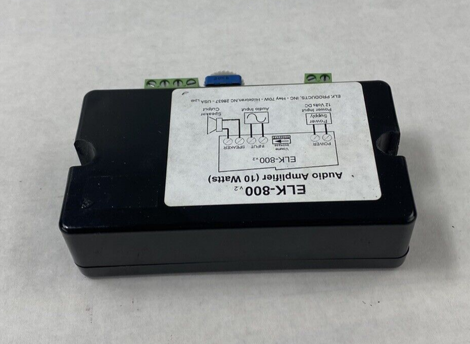 ELK-800 v.2 Audio Amplifier 12 VDC 10 Watts