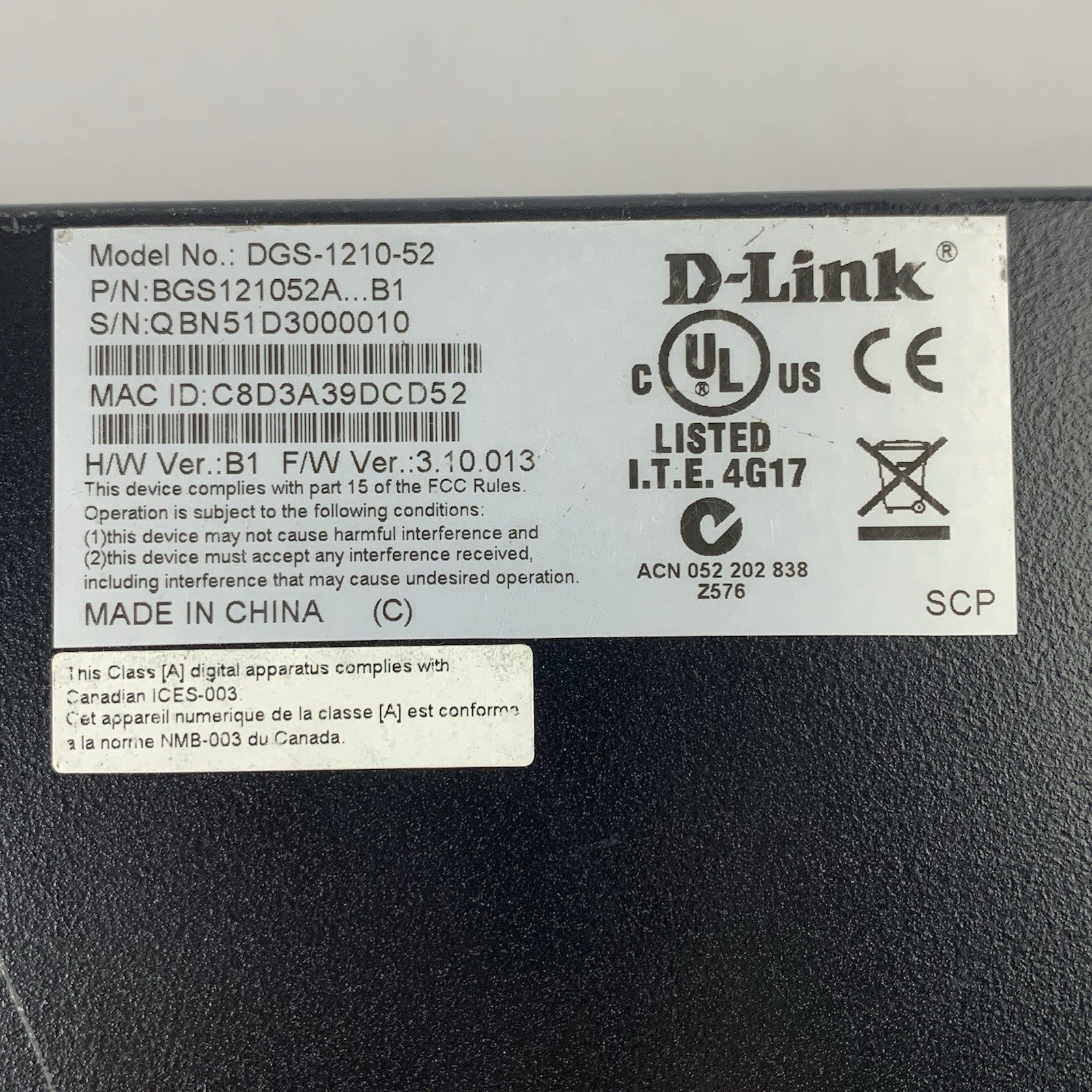 D-Link DGS-1210-52 52-Port Gigabit Smart Managed Web Smart Switch Tested8