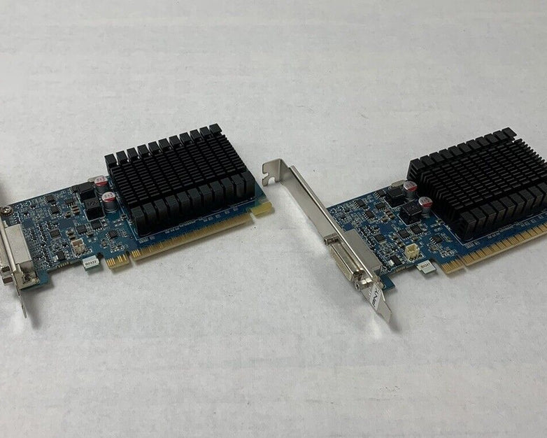 PNY Nvidia GeForce 8400 GS 1 GB DDR3 PCI-E 2.0 Low Profile Video Card (Lot of 2)