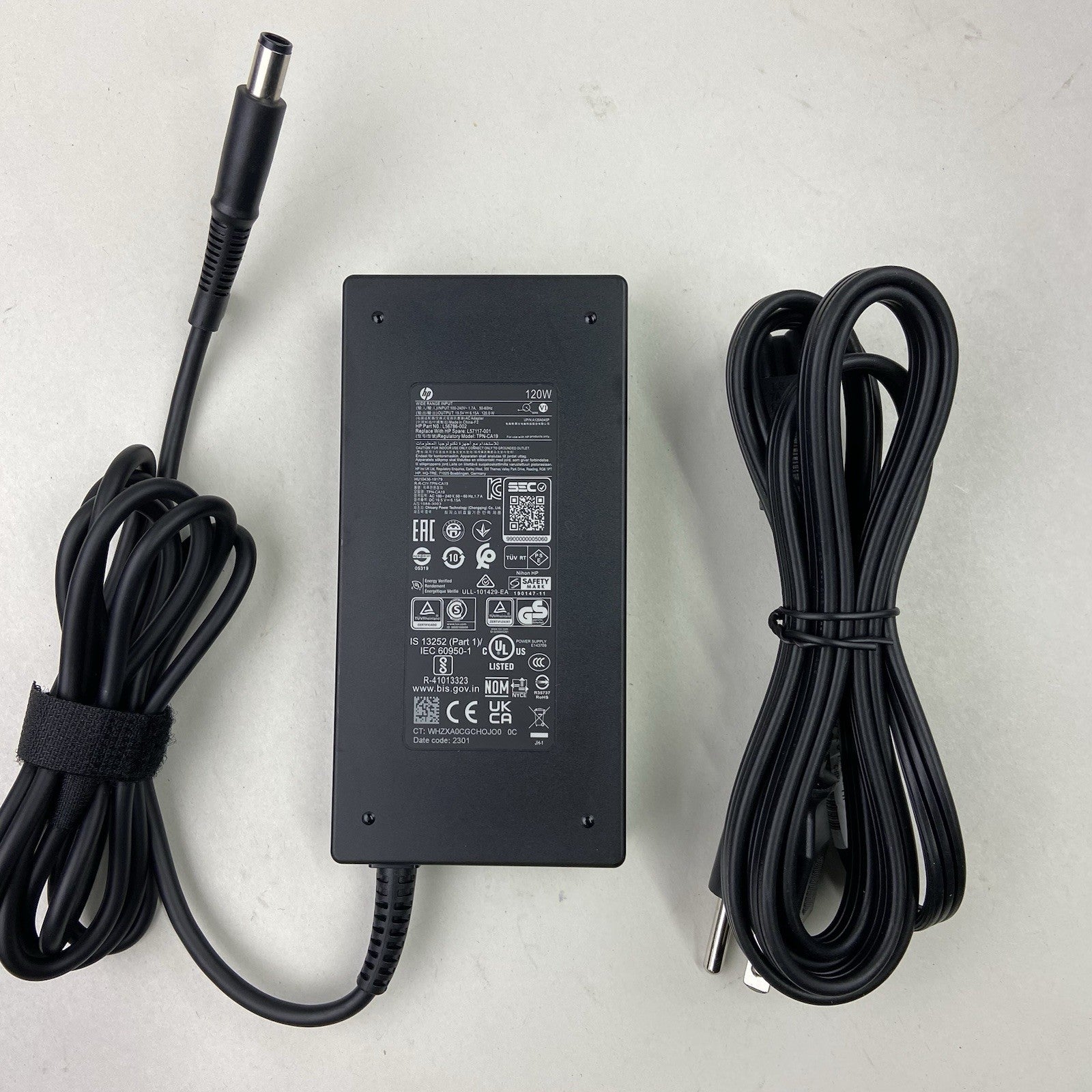 HP 120W AC Adapter Power Supply L57117-001 19.5V 6.15A 7.4mm Charger2