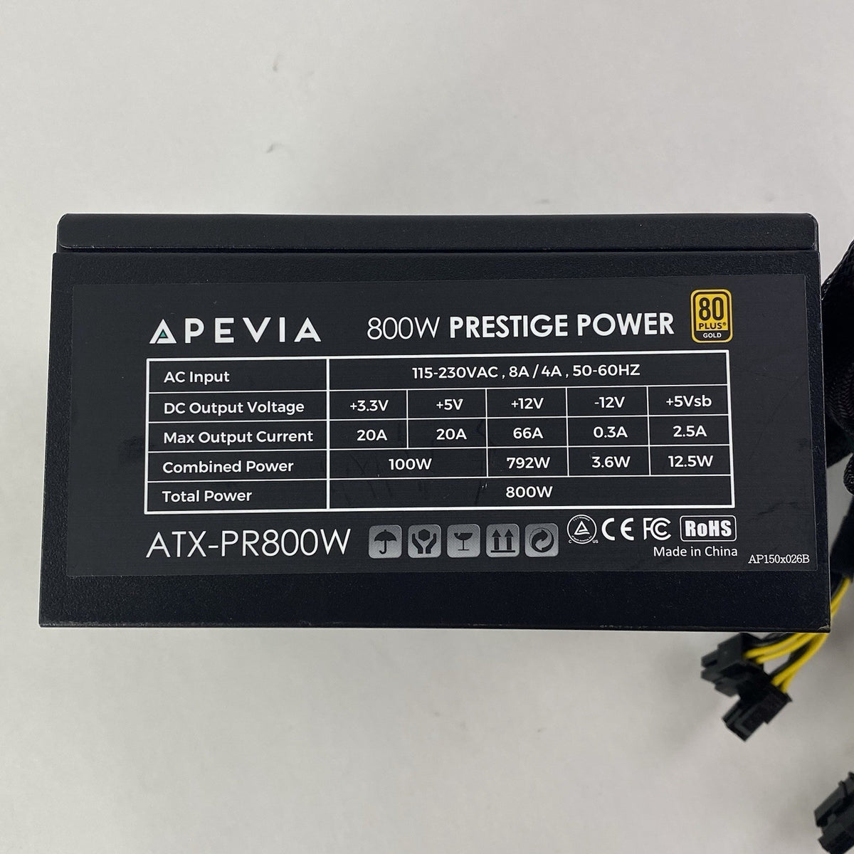 Apevia ATX-PR800W 800W Prestige Power Power Supply9