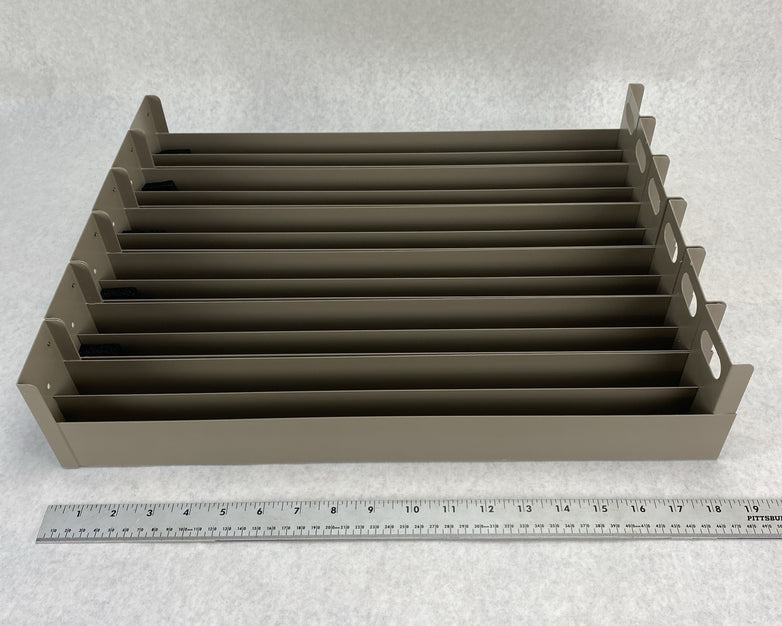 Fisherbrand 07212103 Six Microscope Slide Storage Divided Drawers Brown