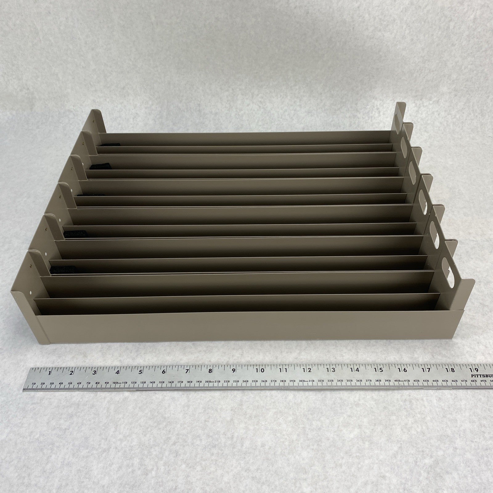 Fisherbrand 07212103 Six Microscope Slide Storage Divided Drawers Brown4