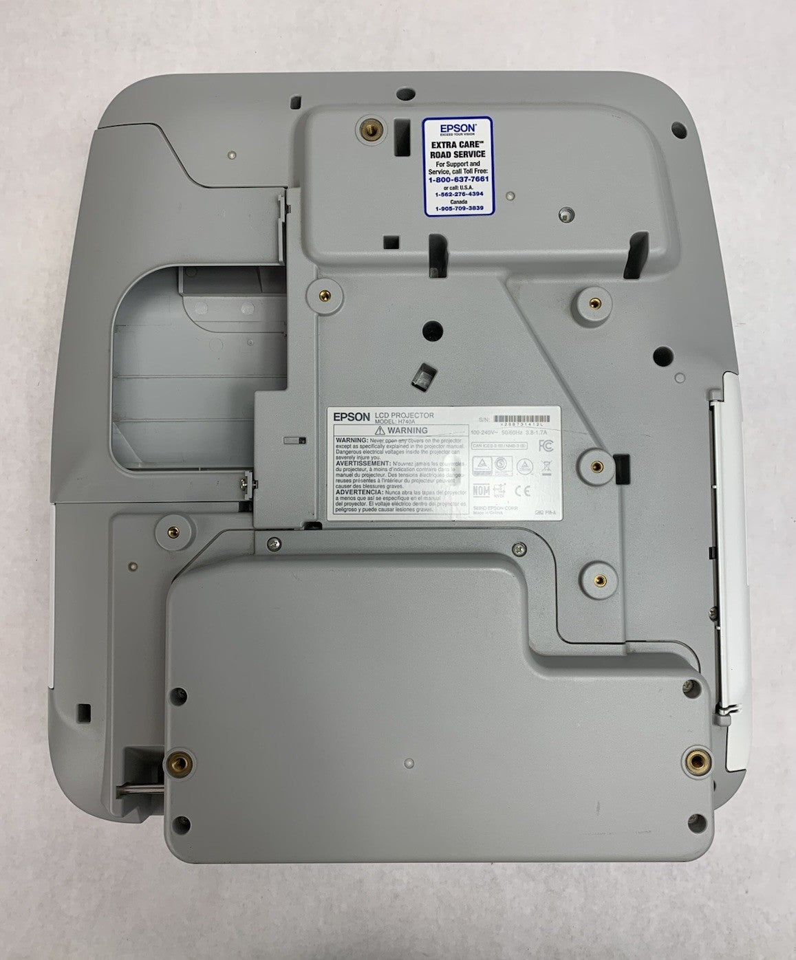 Epson PowerLite 695Wi H740A LCD Lamp Projector 749 Lamp Hours - No Remote6