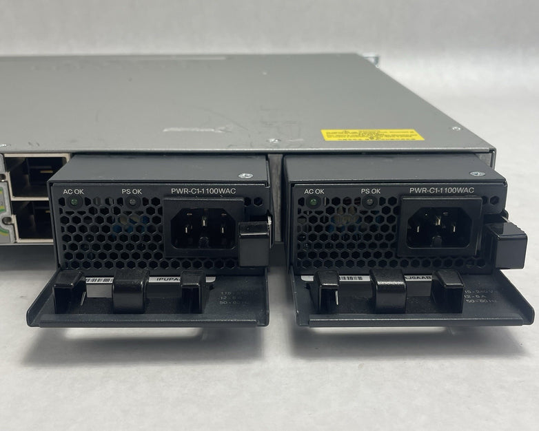 Cisco WS-C3850-48P-S 48 V07 Port Switch 1x 1100W PSU 2x 10Gig Tested & Reset
