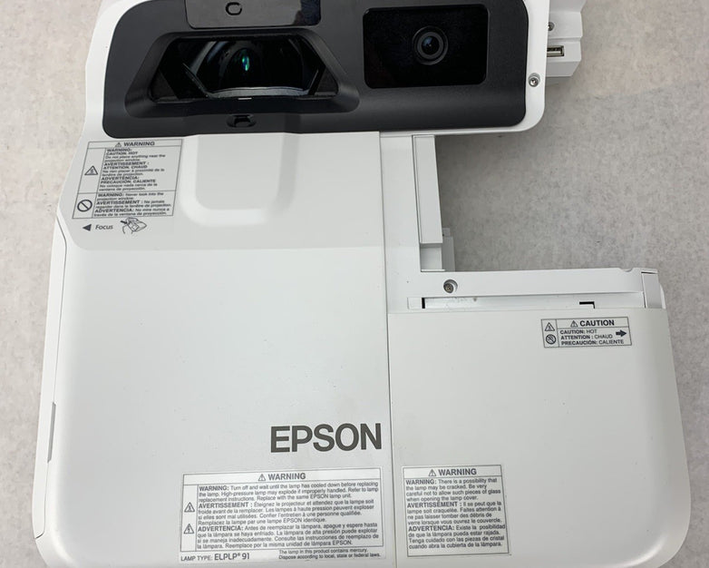 Epson PowerLite 695Wi H740A LCD Lamp Projector 307 Lamp Hours - No Remote