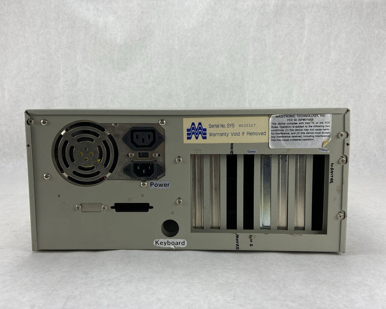 Vintage AT Desktop Computer Case Magironic 200W AT Power Supply