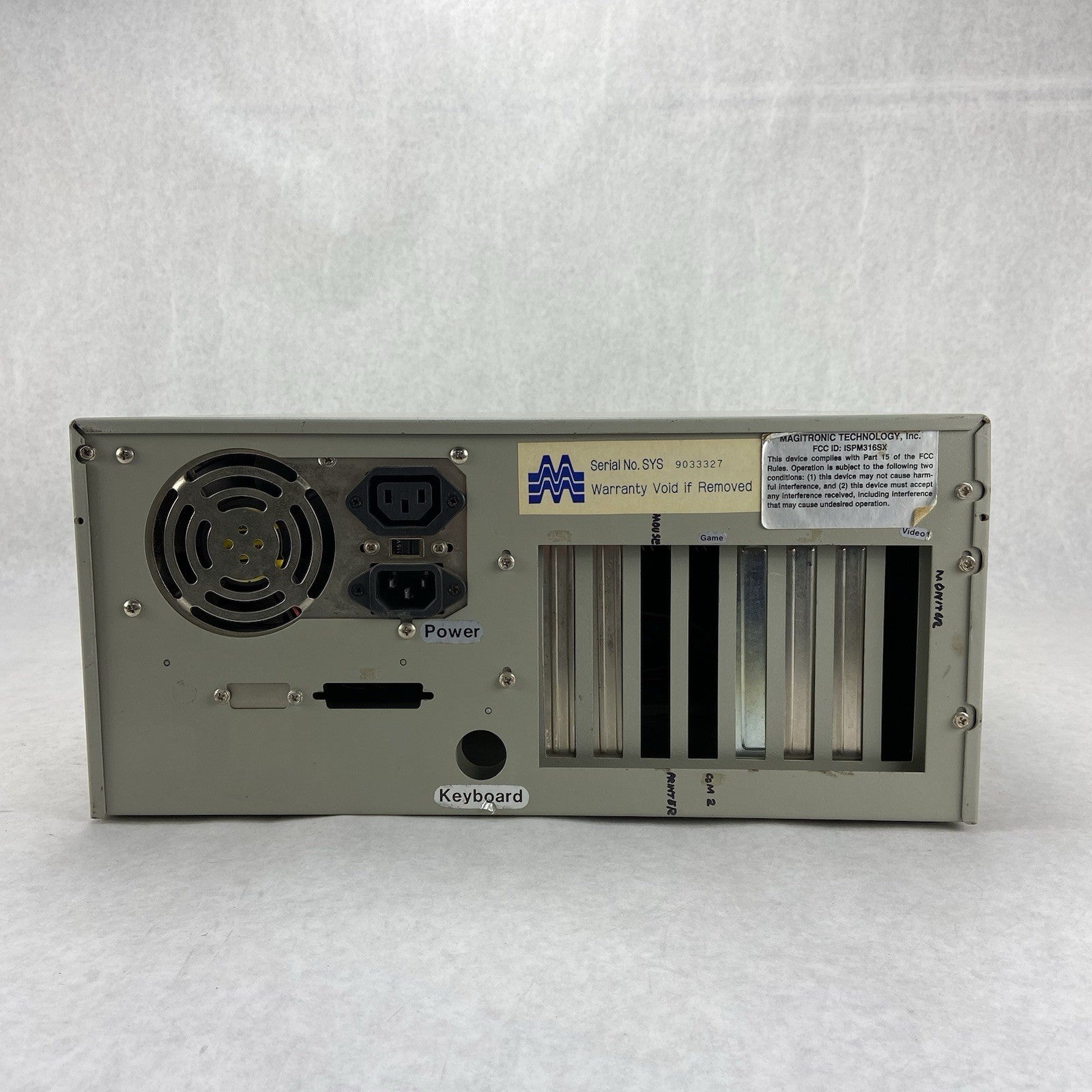 Vintage AT Desktop Computer Case Magironic 200W AT Power Supply3