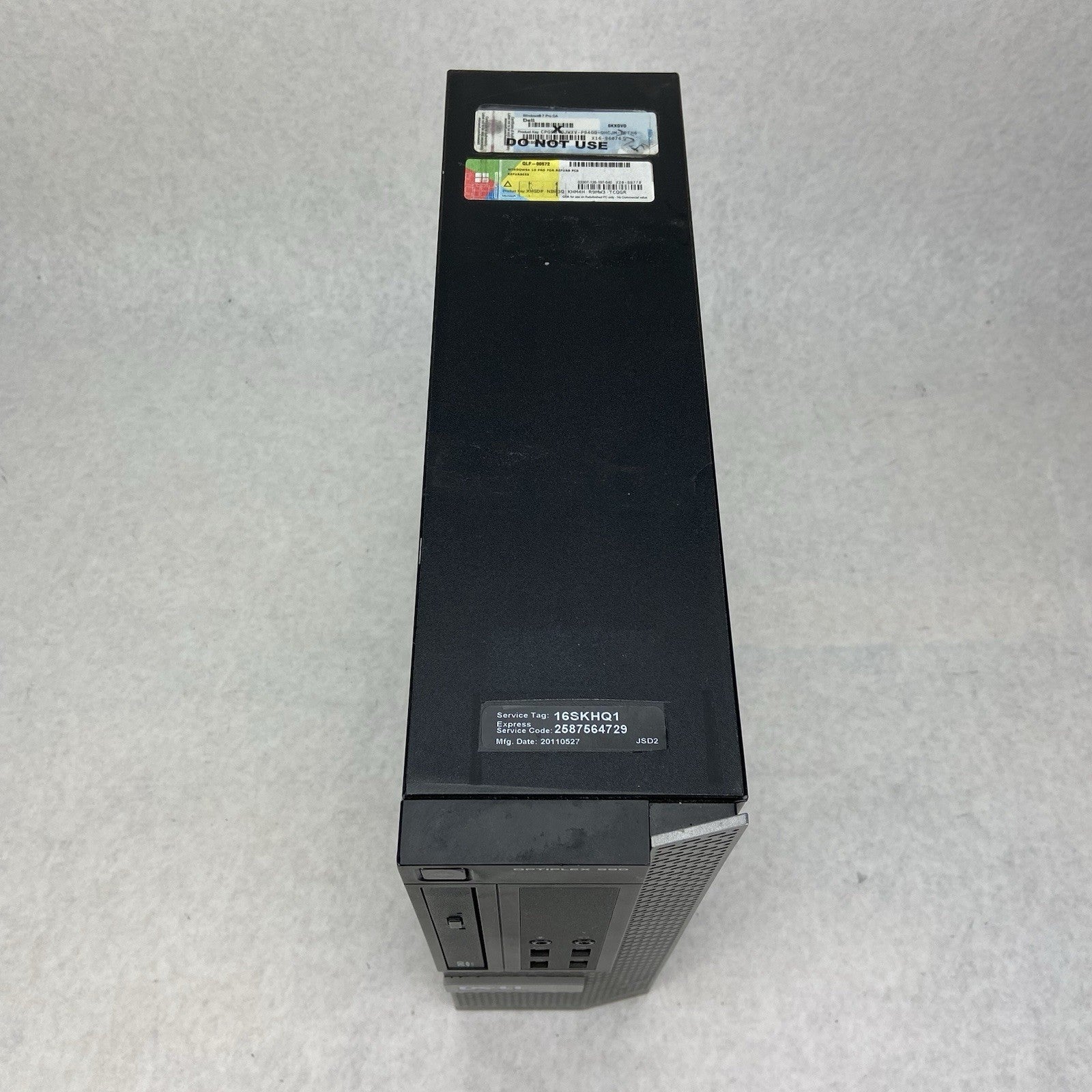 Dell Optiplex 990 SFF Intel Core i5-2400 3.1GHz 4GB RAM No HDD No OS GeForce 8402