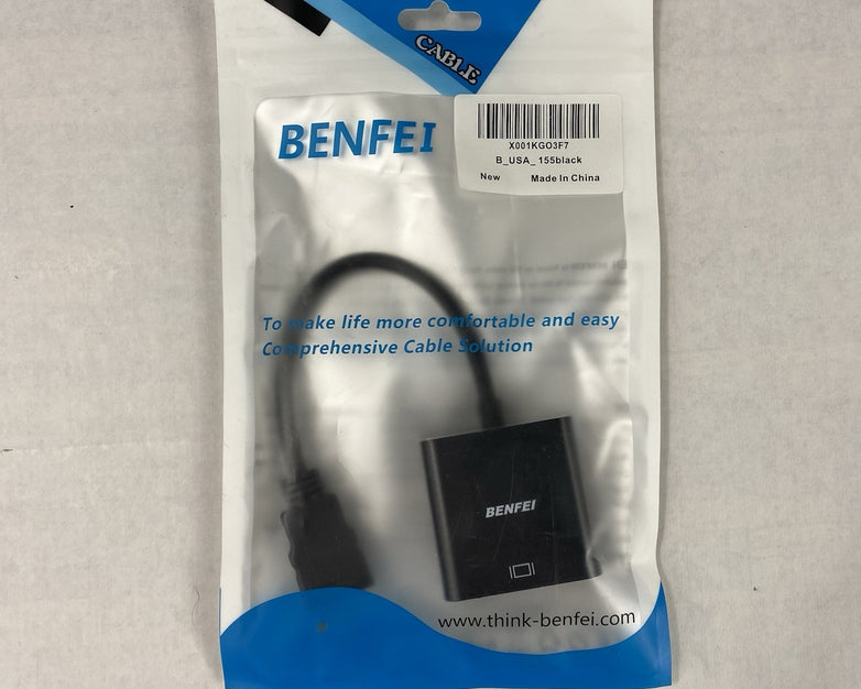 Benfei X001KGO3F7 B_USA_155black DisplayPort to HDMI Adapter (Lot of 11)
