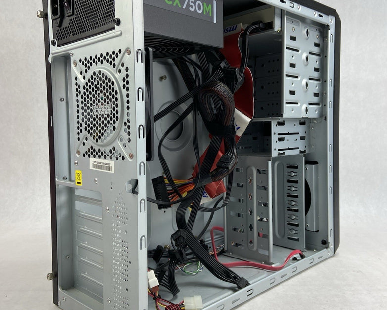 Cooler Master Elite 310C ATX Mid Tower Case Corsair CX750M PSU